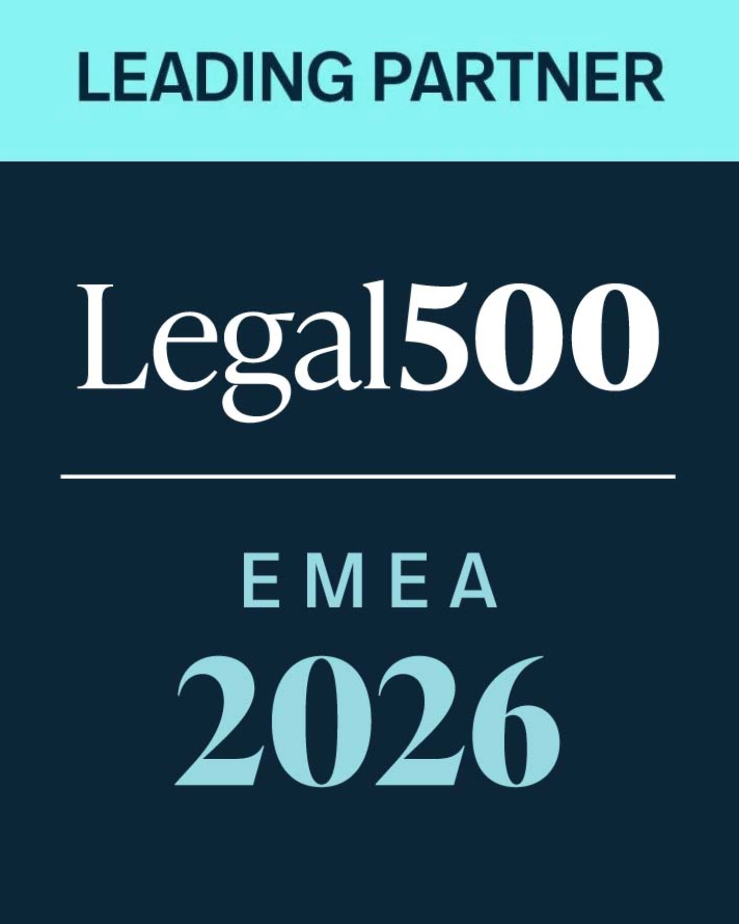 Legal 500 Leading Partner EMEA
